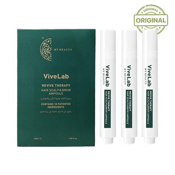 مجموعة  أمبولات سيروم فايف لاب لإنعاش الشعر وفروة الرأس والحواجب من ماي بيوتي – 3×15 مل